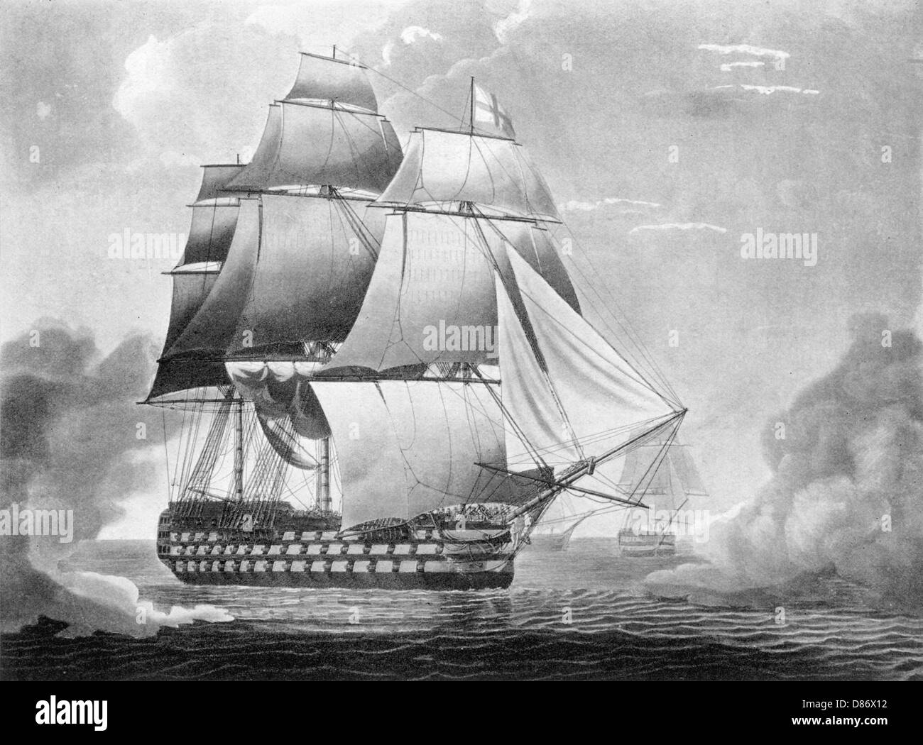 Sailing Ships Victory Stock Photo Alamy