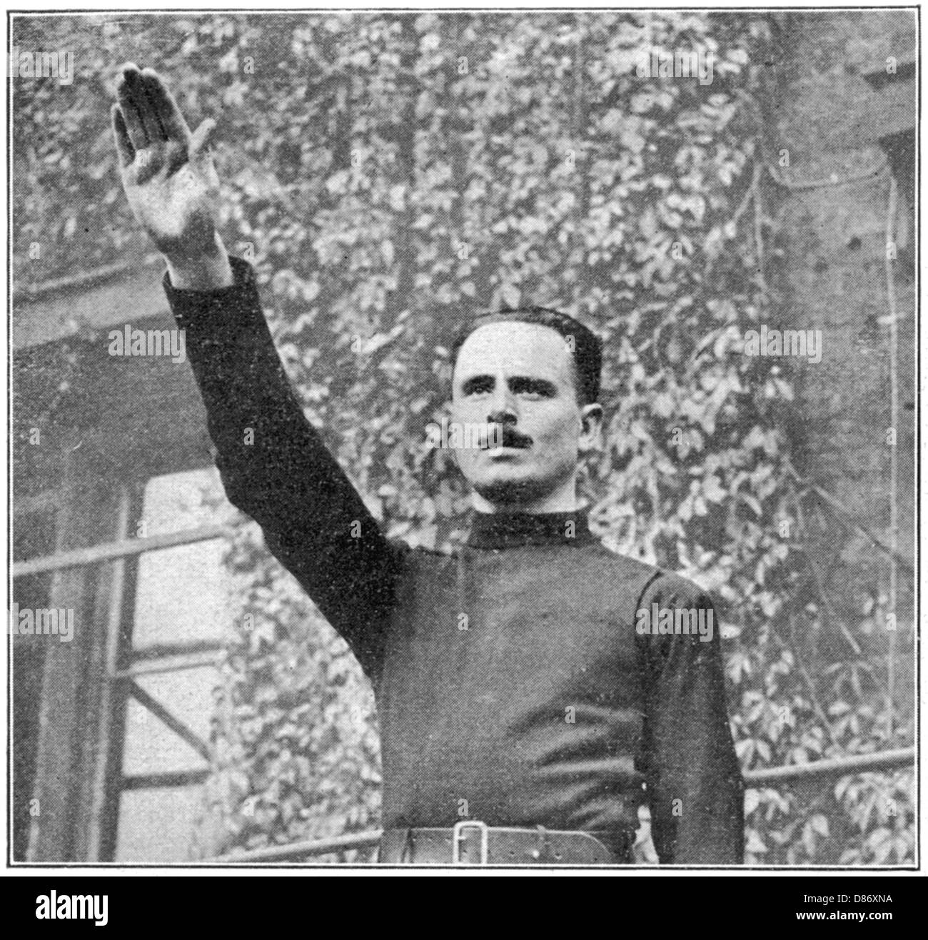 Oswald Mosley Salute 33 Stock Photo