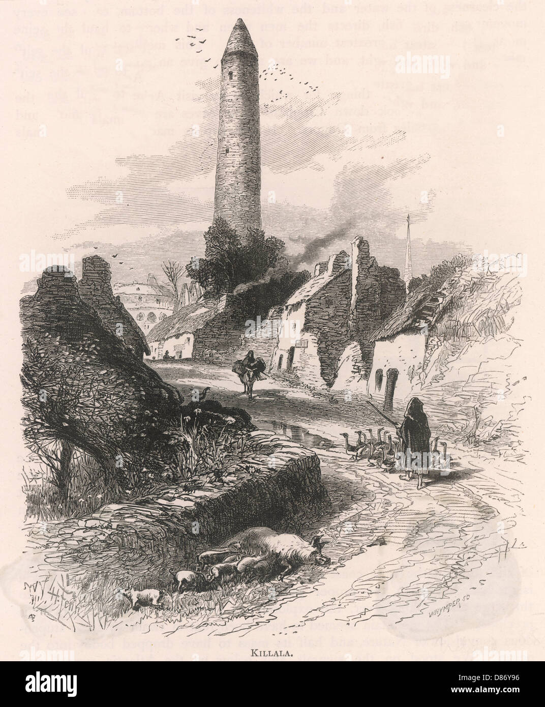 IRELAND/KILLALA, 1888 Stock Photo