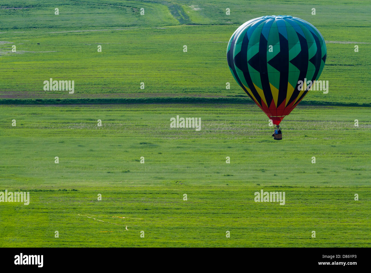 Annual hot air balloon festival in Erie, Colorado Stock Photo Alamy