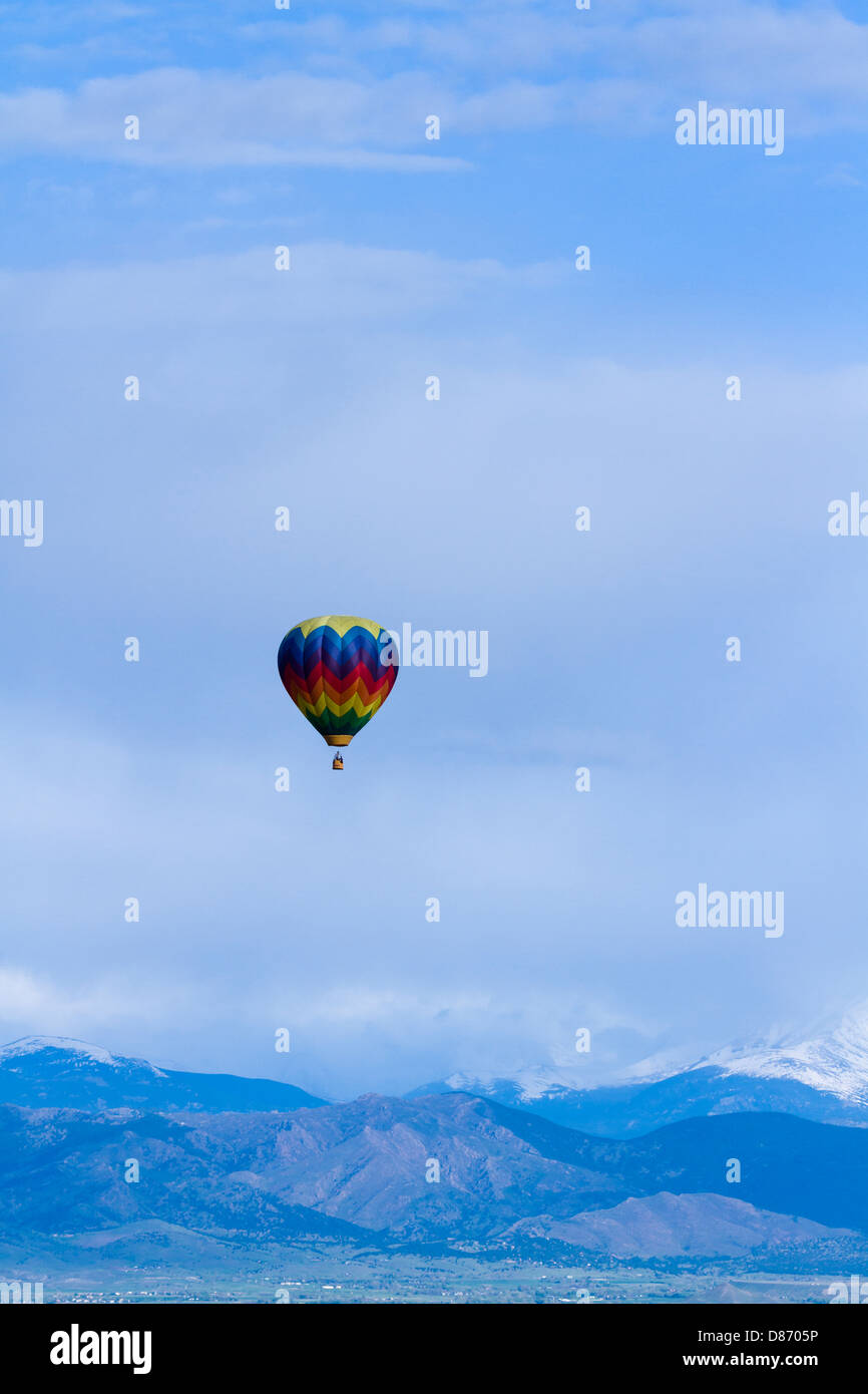Annual hot air balloon festival in Erie, Colorado Stock Photo Alamy