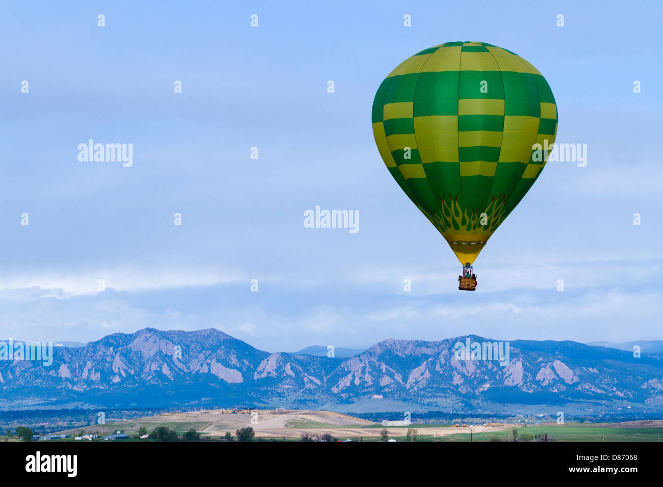 Annual hot air balloon festival in Erie, Colorado Stock Photo Alamy
