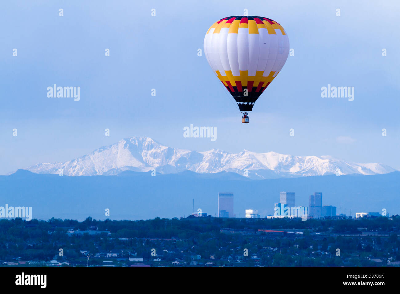 Annual hot air balloon festival in Erie, Colorado Stock Photo Alamy