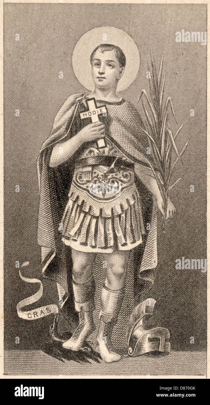 Saint Expeditus Stock Photo Alamy
