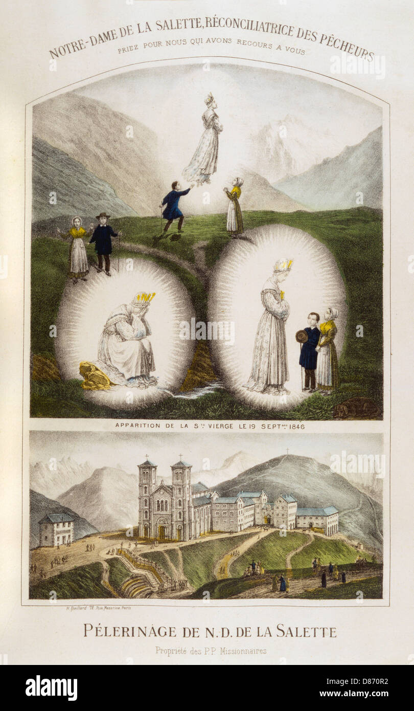 LA SALETTE VISION/BAILLD Stock Photo Alamy