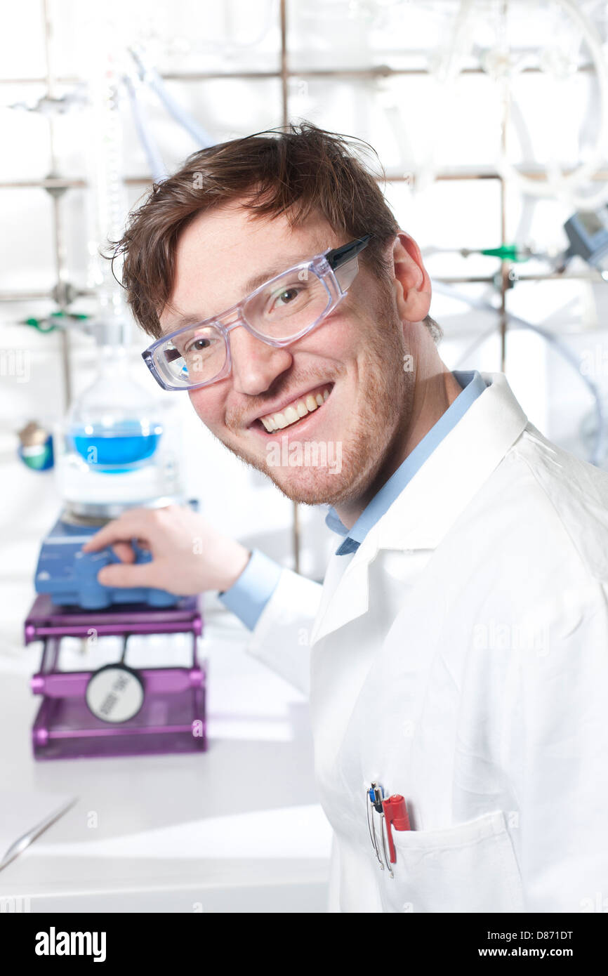 Portrait young scientist preparing hi-res stock photography and images ...