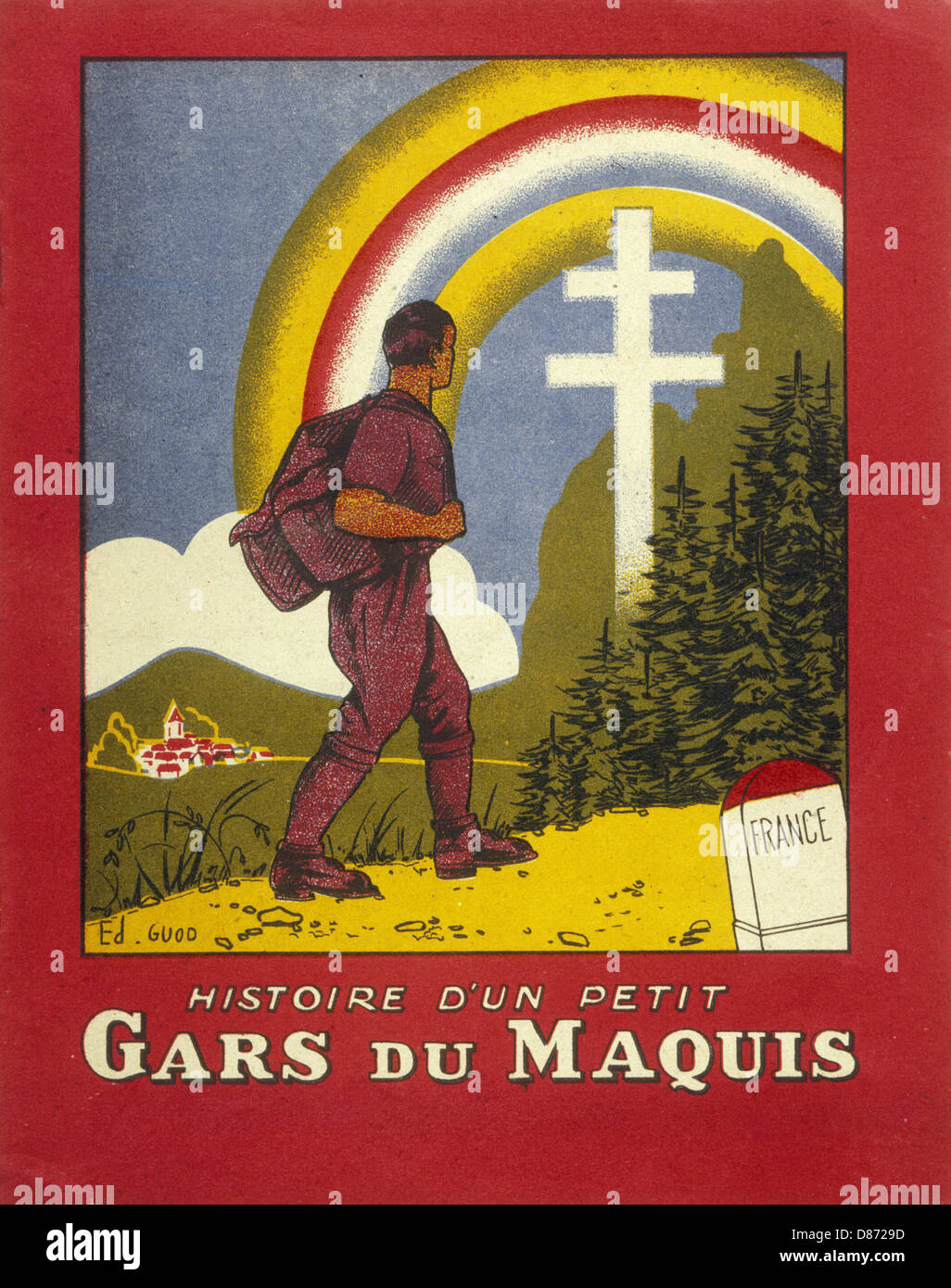 WW2 MAQUIS BOOK COVER Stock Photo