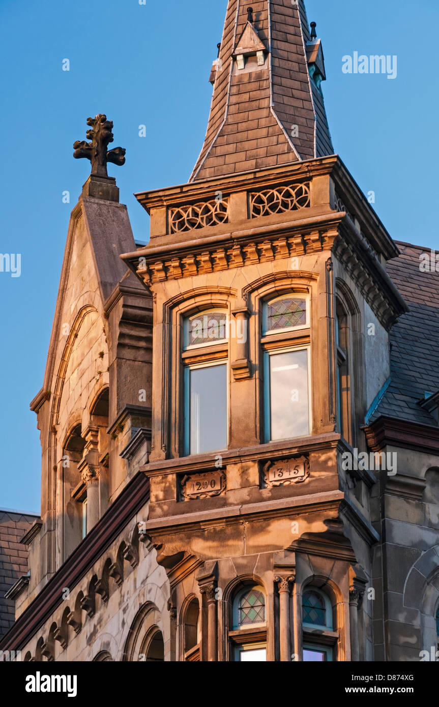 Gothic style architecture Ghent Belgium Stock Photo