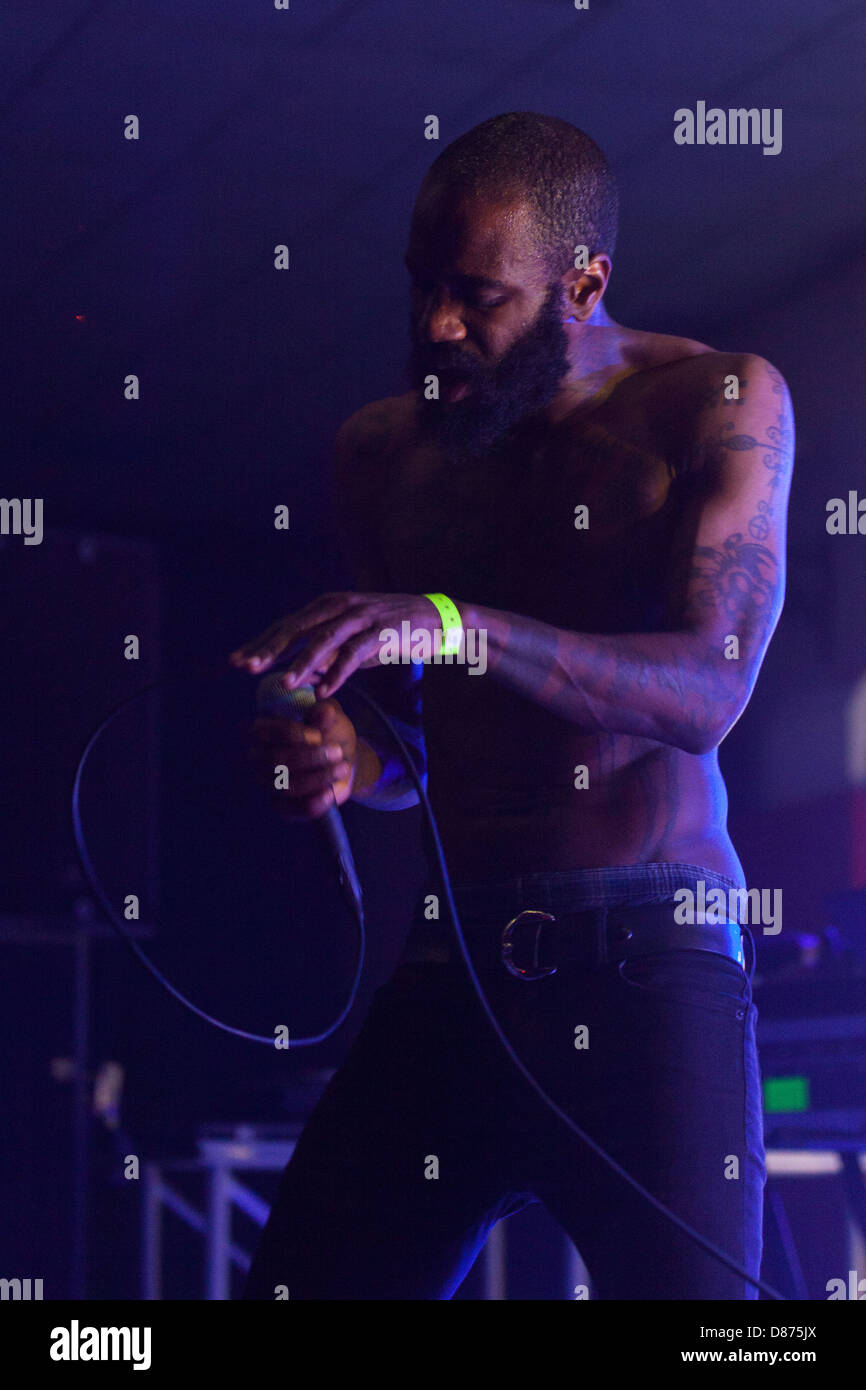 Death Grips performing at All Tomorrows Parties, Pontins, Camber Sands