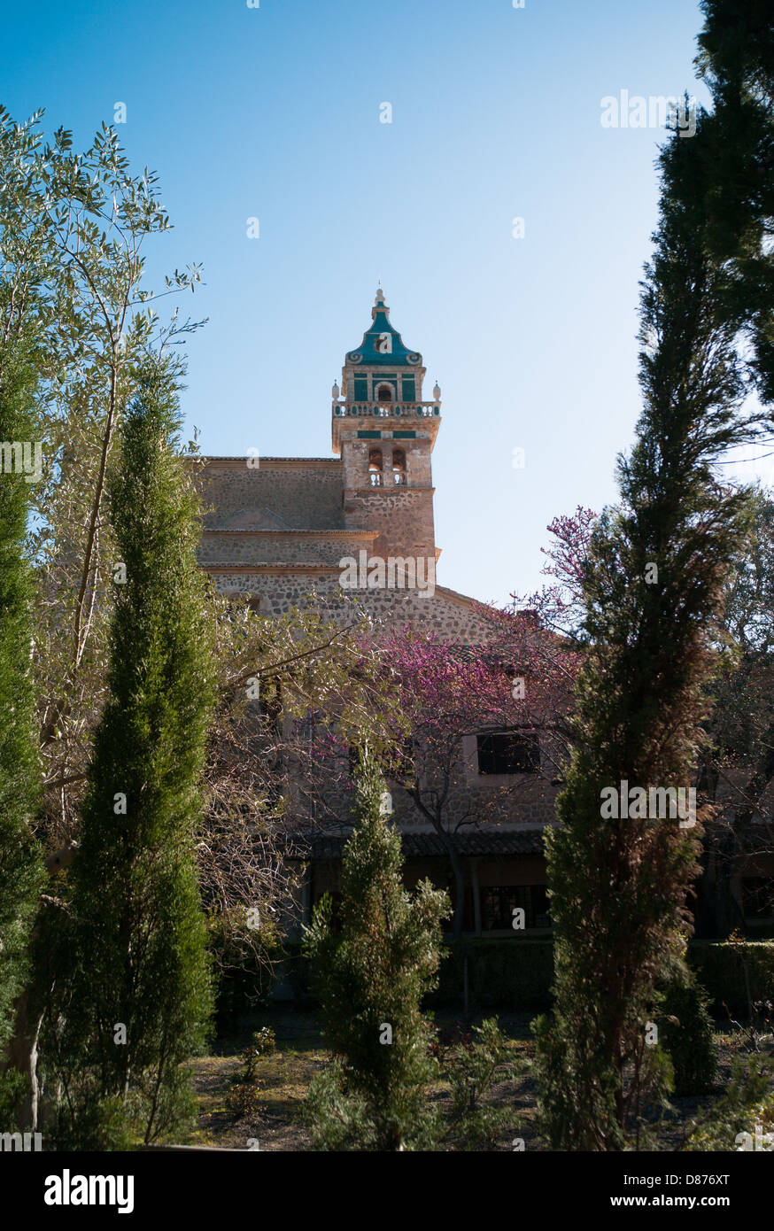 Balearic Islands Christianity Kartause Monastery Mallorca Real Cartuja monastery Spain Valdemossa Stock Photo