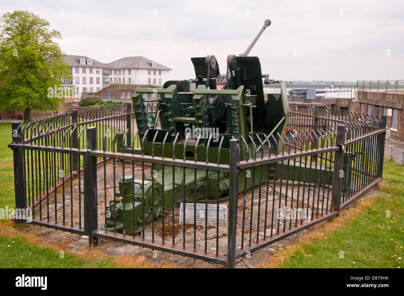 Bofors L70 40mm Anti Aircraft Gun Stock Photo