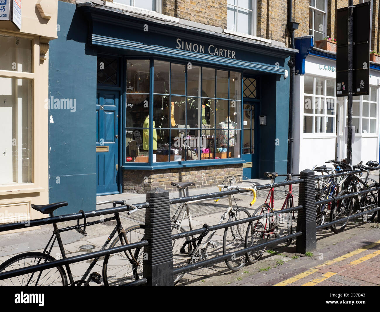 Simon Carter Store Lambs Conduit Street London Stock Photo Alamy