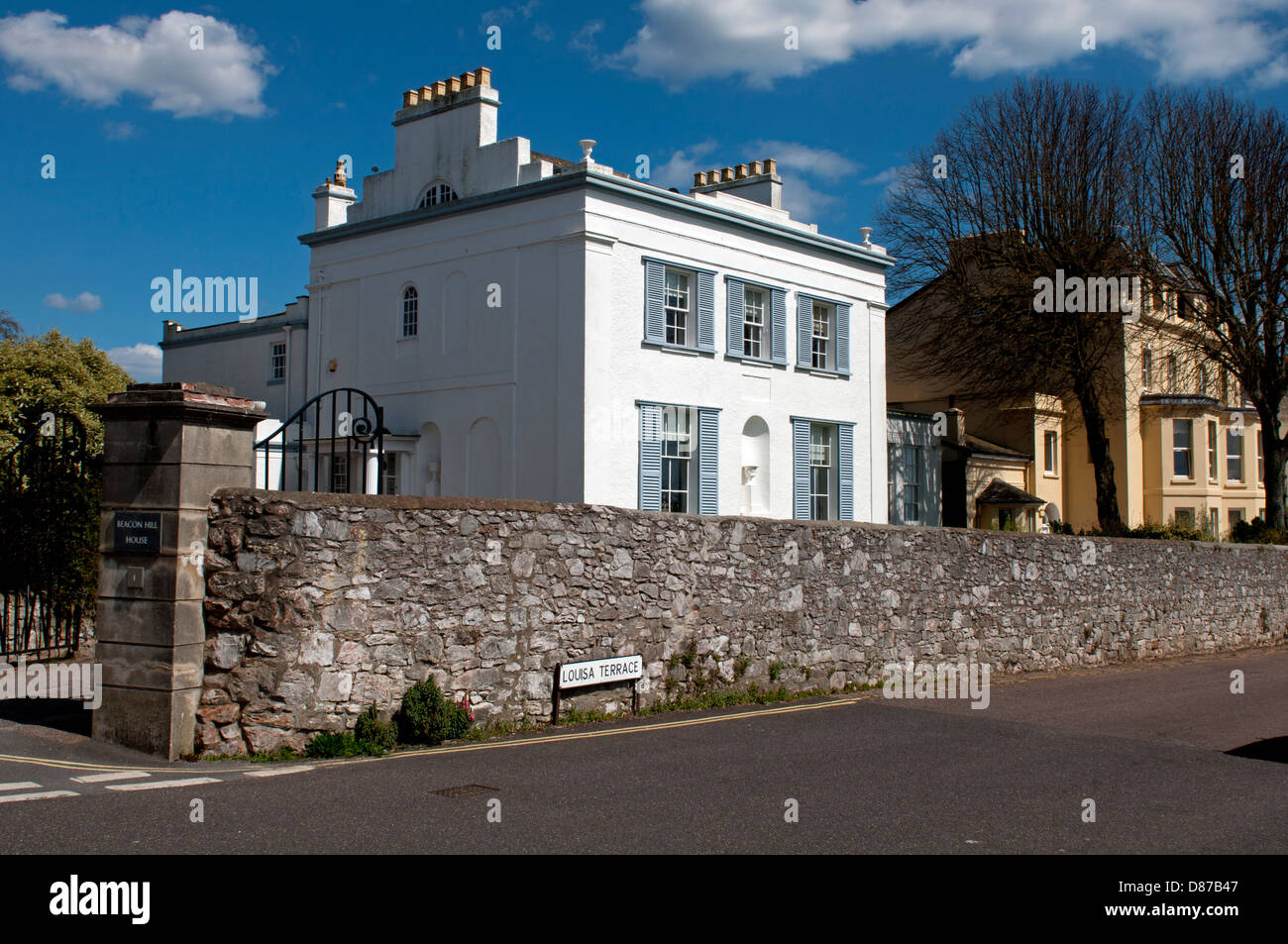 Louisa Terrace, Exmouth, Devon, England, UK Stock Photo Alamy