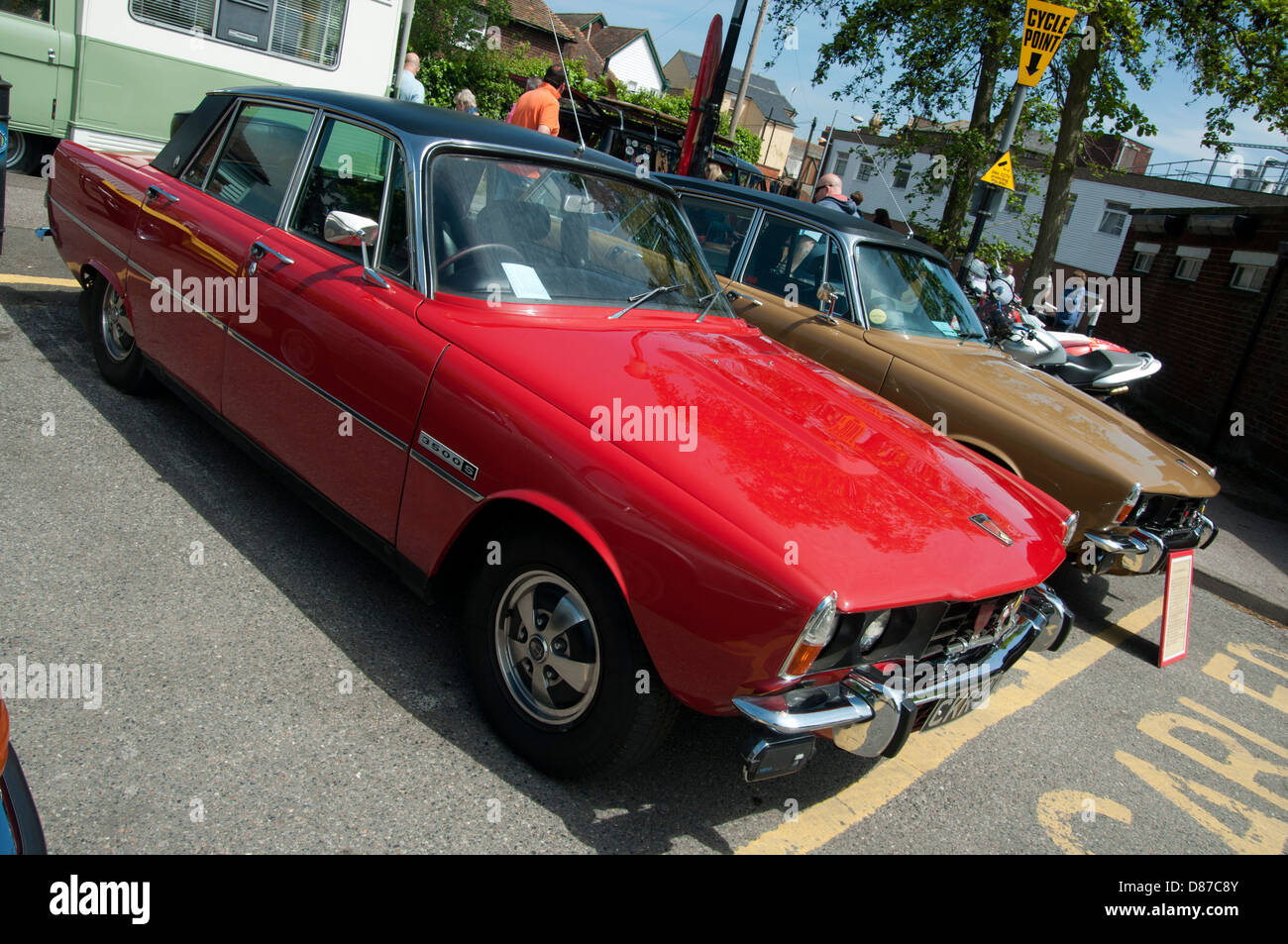Transport motor show at faversham in kent all types of classic cars and