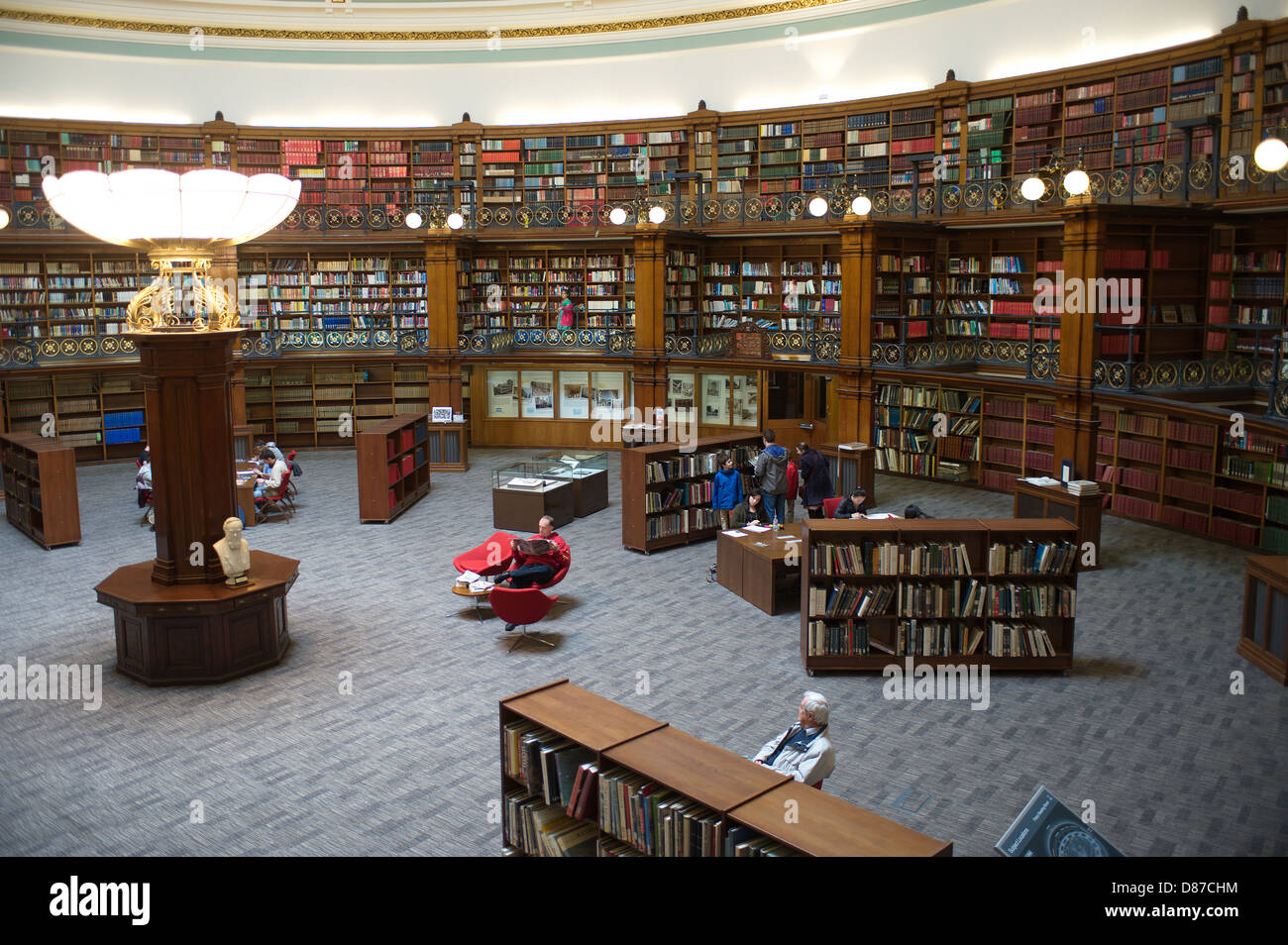 Picton Reading Room The new Central Library opened in Liverpool city centre. Stock Photo