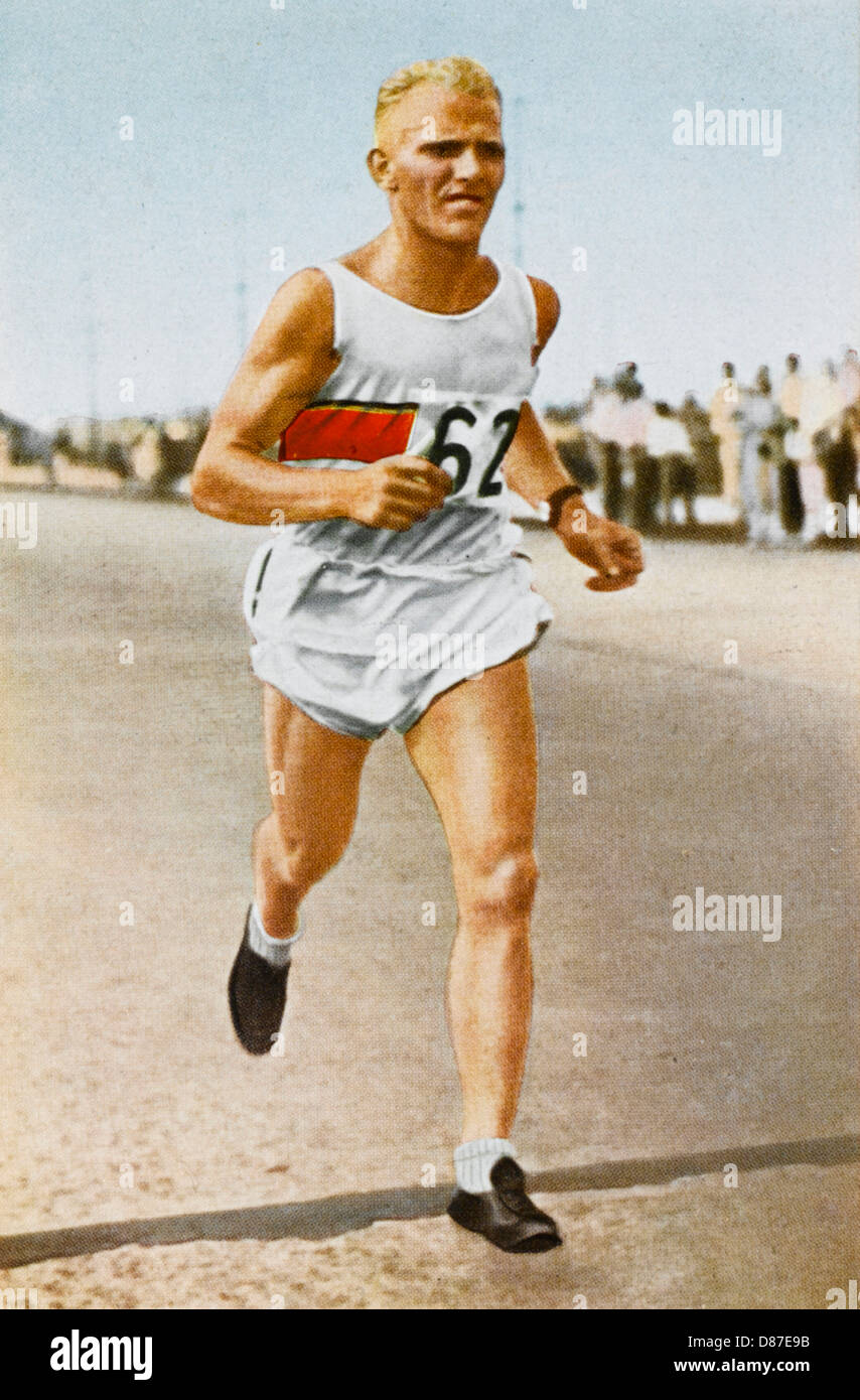 Olympics 1932 Marathon Stock Photo