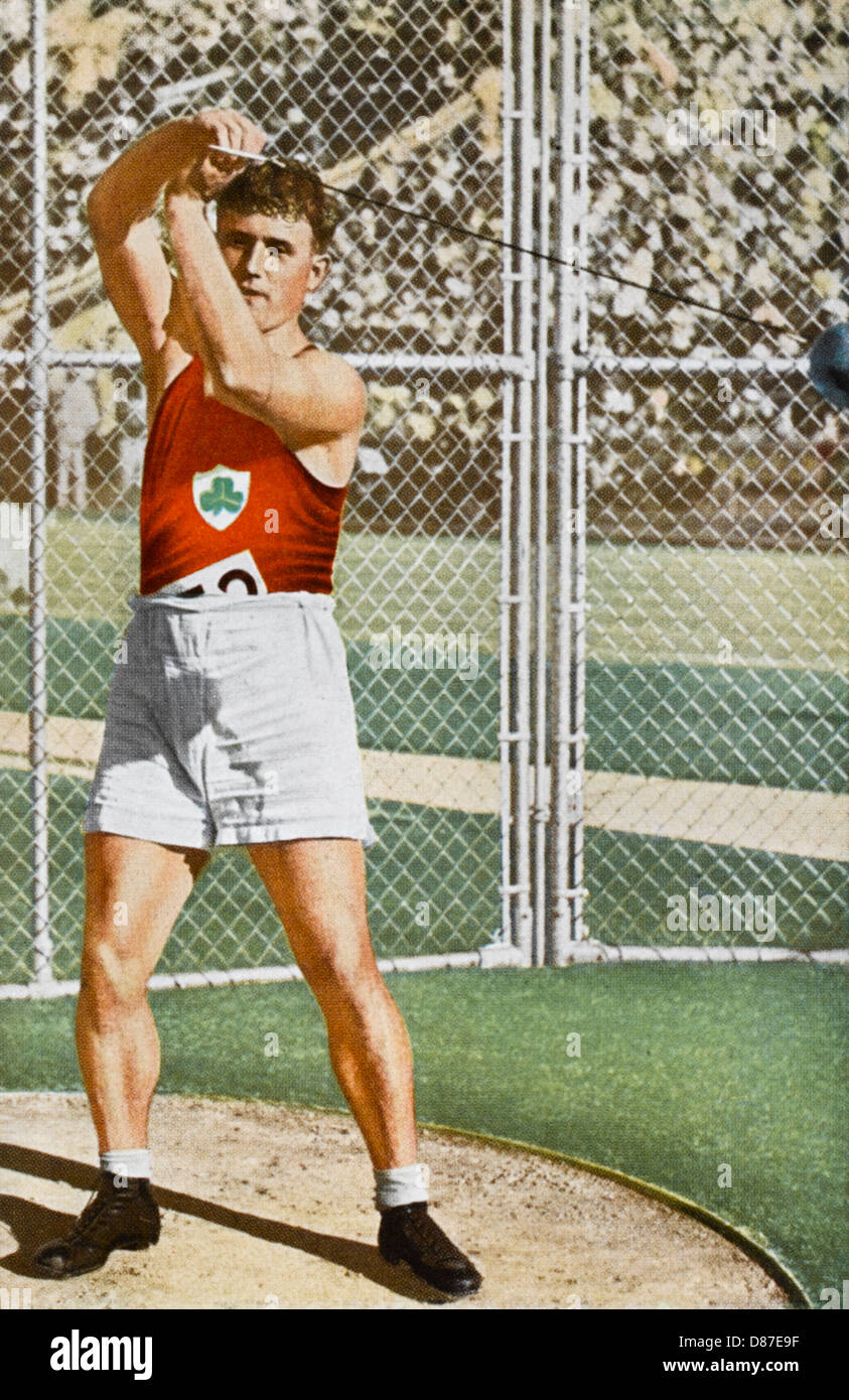 Olympics 1932 Hammer Stock Photo Alamy