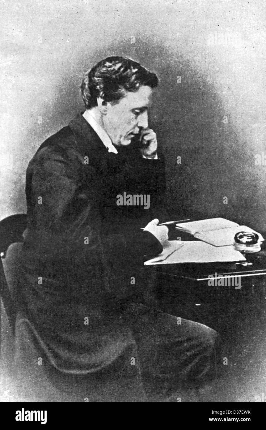 Lewis Carroll Pic Book Stock Photo