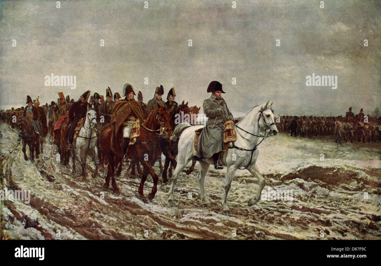 Napoleon with his officers hi-res stock photography and images - Alamy