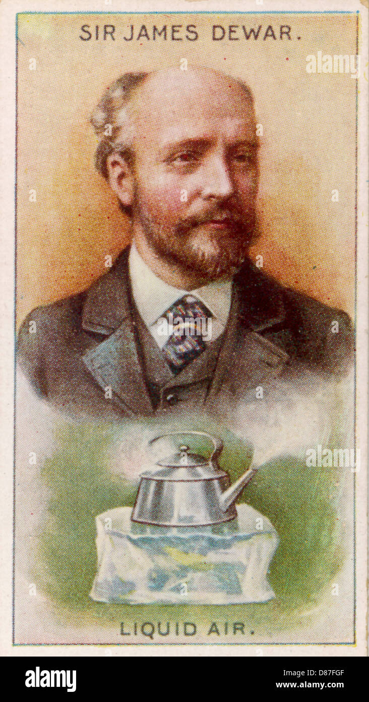 Sir James Dewar Cig Card Stock Photo Alamy