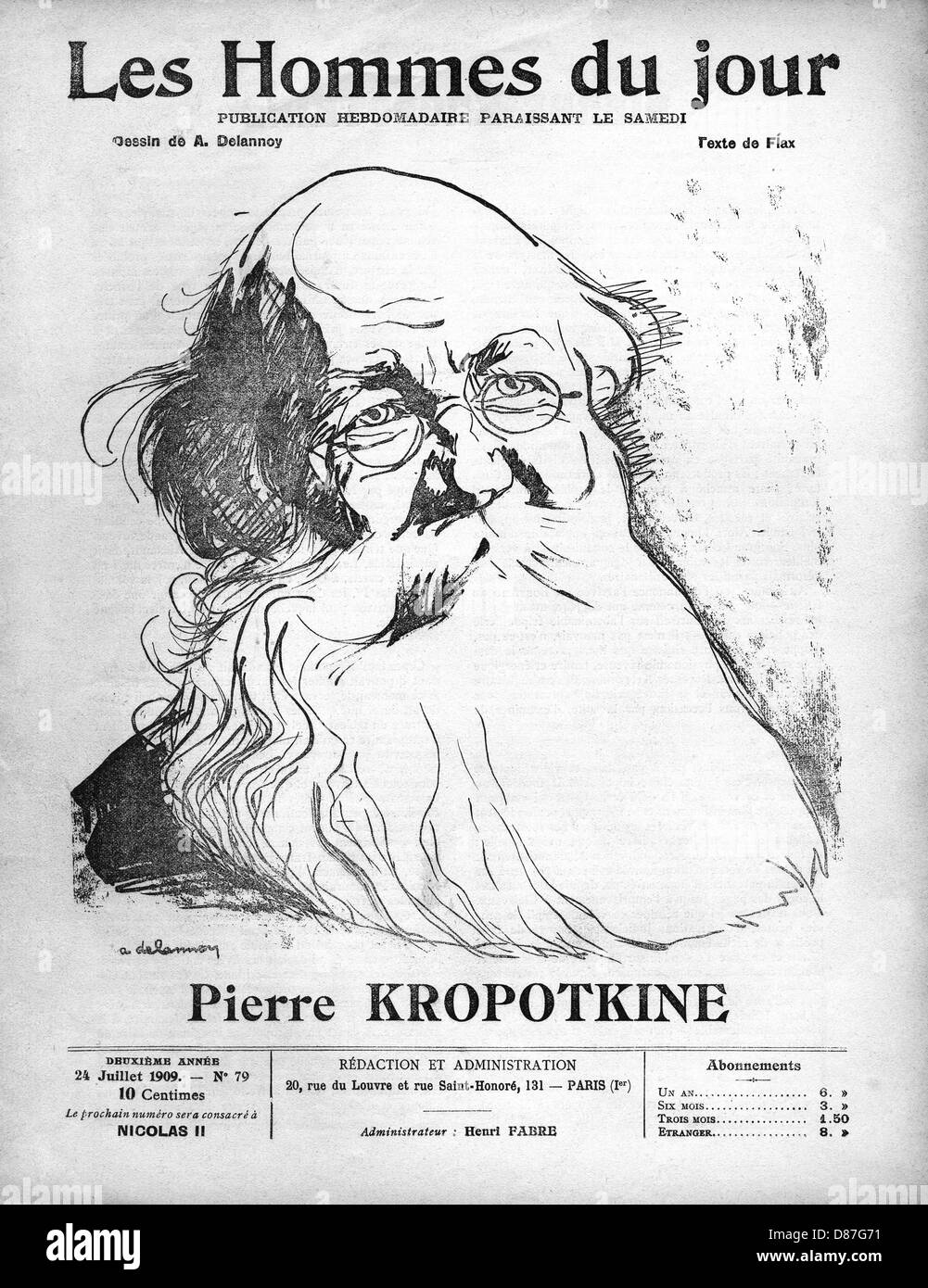 Pyotr Kropotkin Stock Photo - Alamy