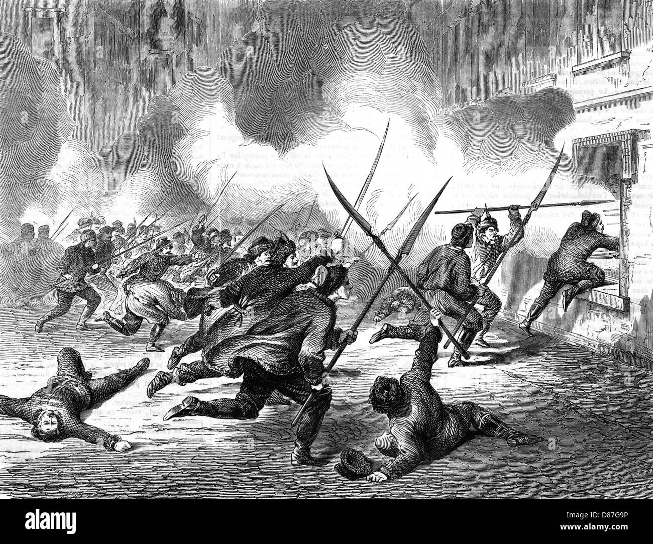 Polish Insurgence 1863 Stock Photo