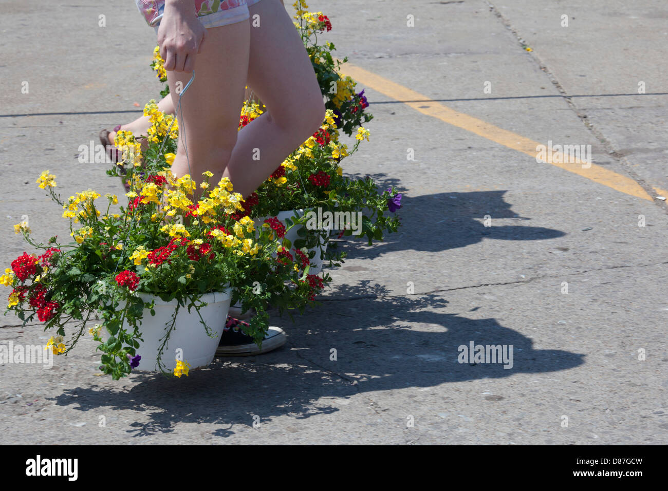 Flower Day at Detroit's Eastern (Farmers) Market Stock Photo Alamy