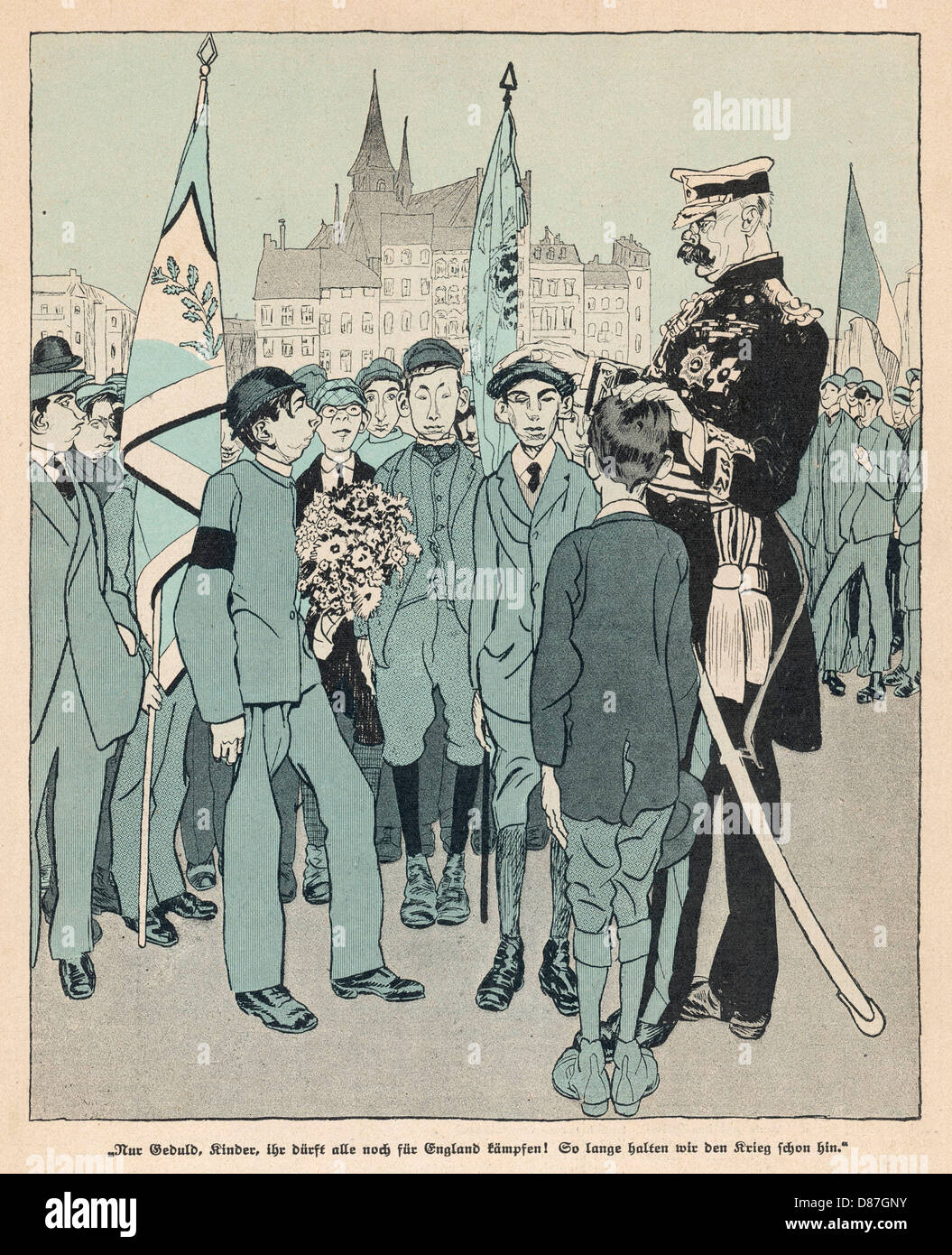KITCHENER/FRENCH RECRUIT Stock Photo