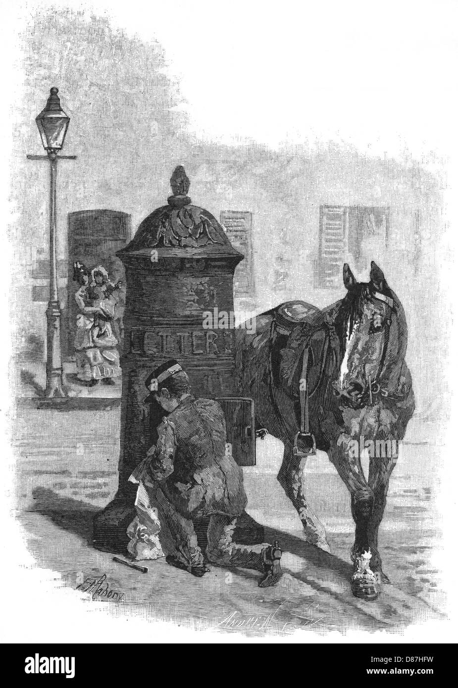 Australian postman Black and White Stock Photos & Images - Alamy