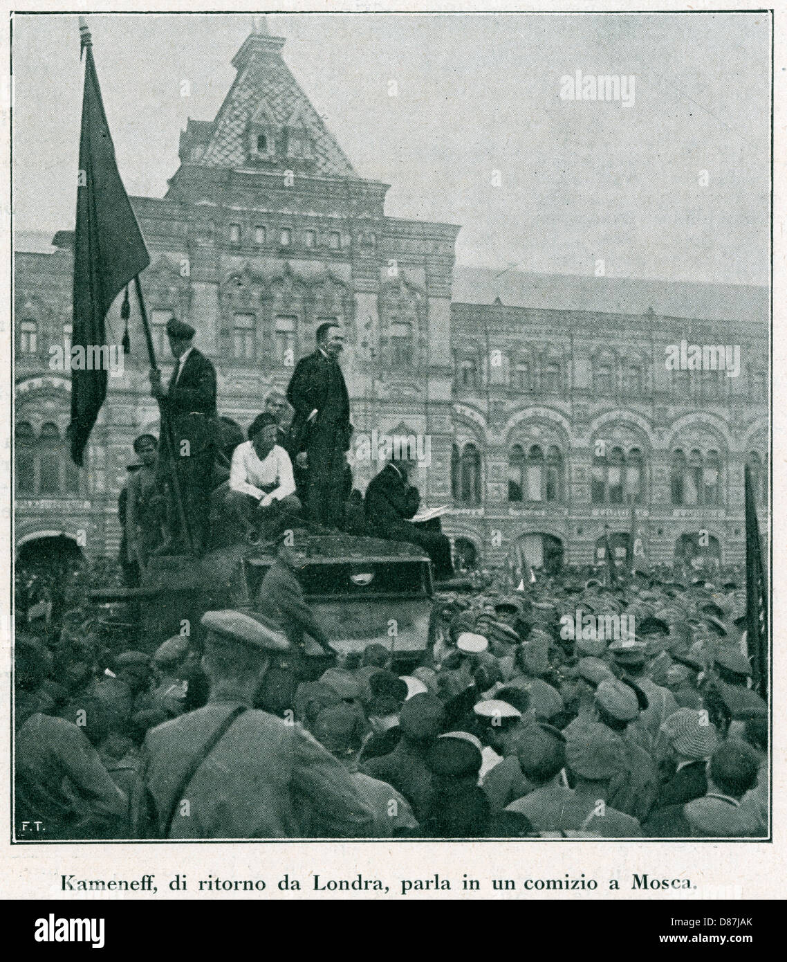 1921/KAMENEV SPEAKS Stock Photo