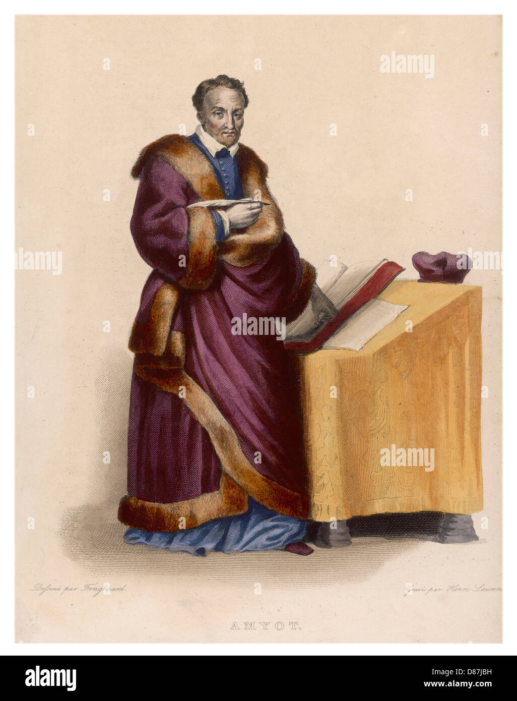 Jacques Amyot Fragonard Stock Photo Alamy