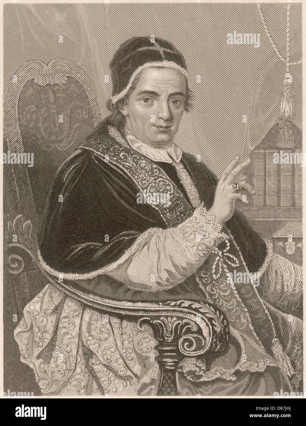 POPE CLEMENS XIV Stock Photo Alamy