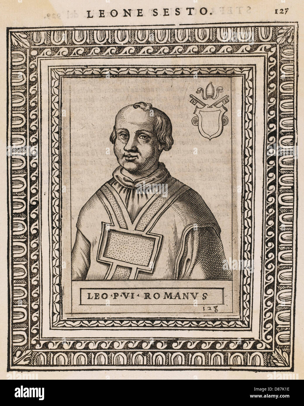 POPE LEO VI Stock Photo Alamy