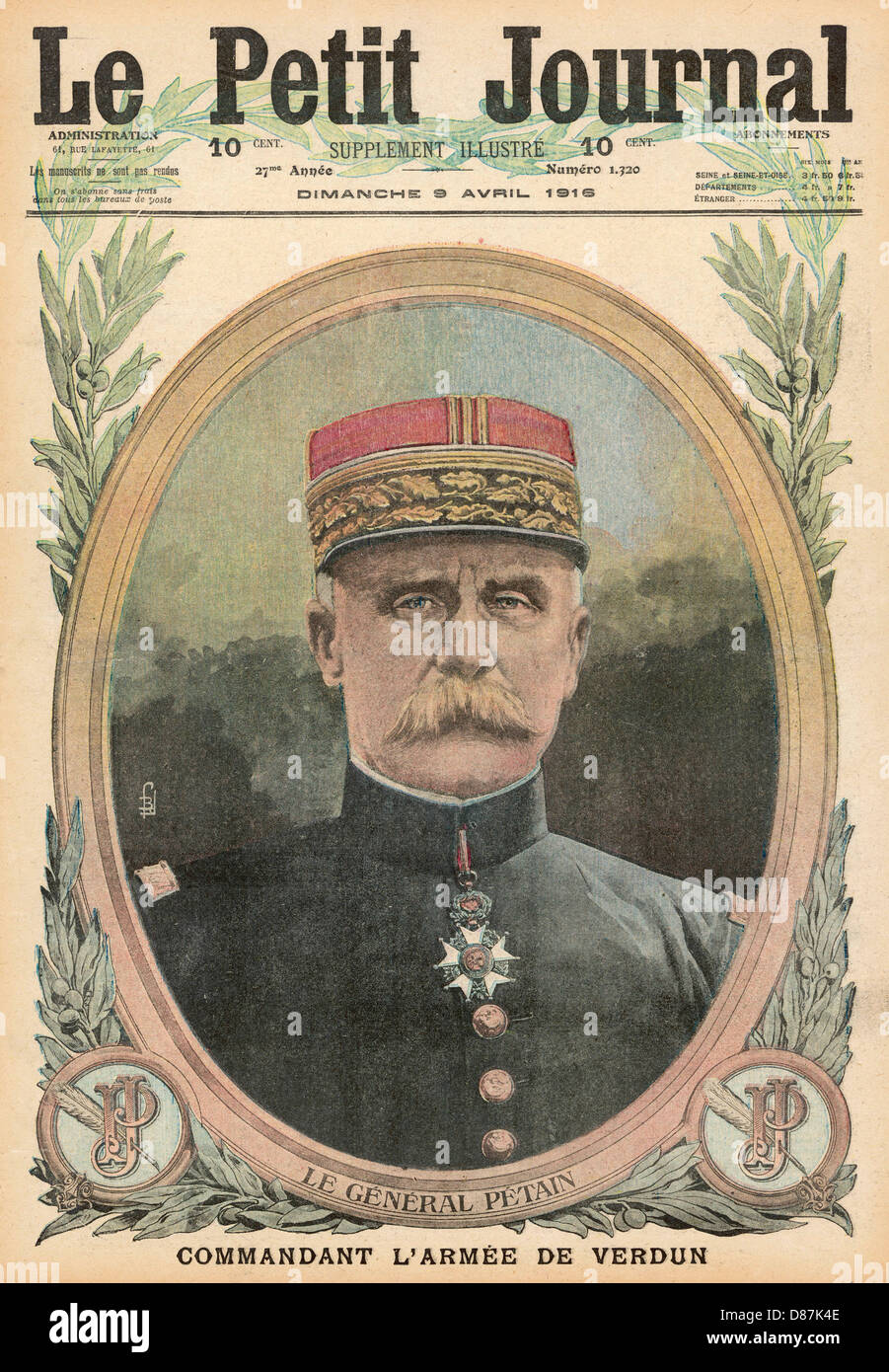 MARSHAL PETAIN Stock Photo