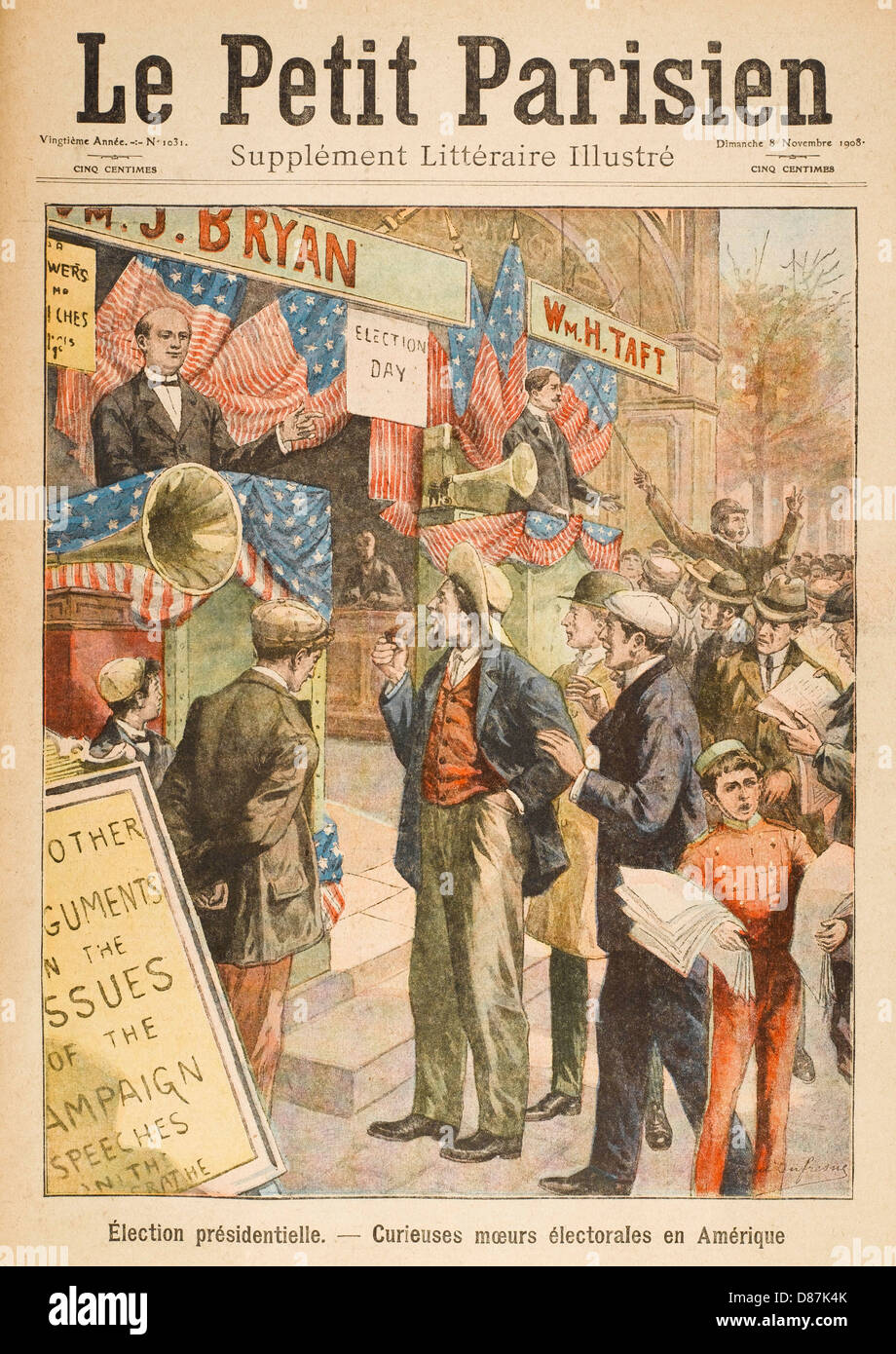 US ELECTION CAMPAIGN1908 Stock Photo - Alamy