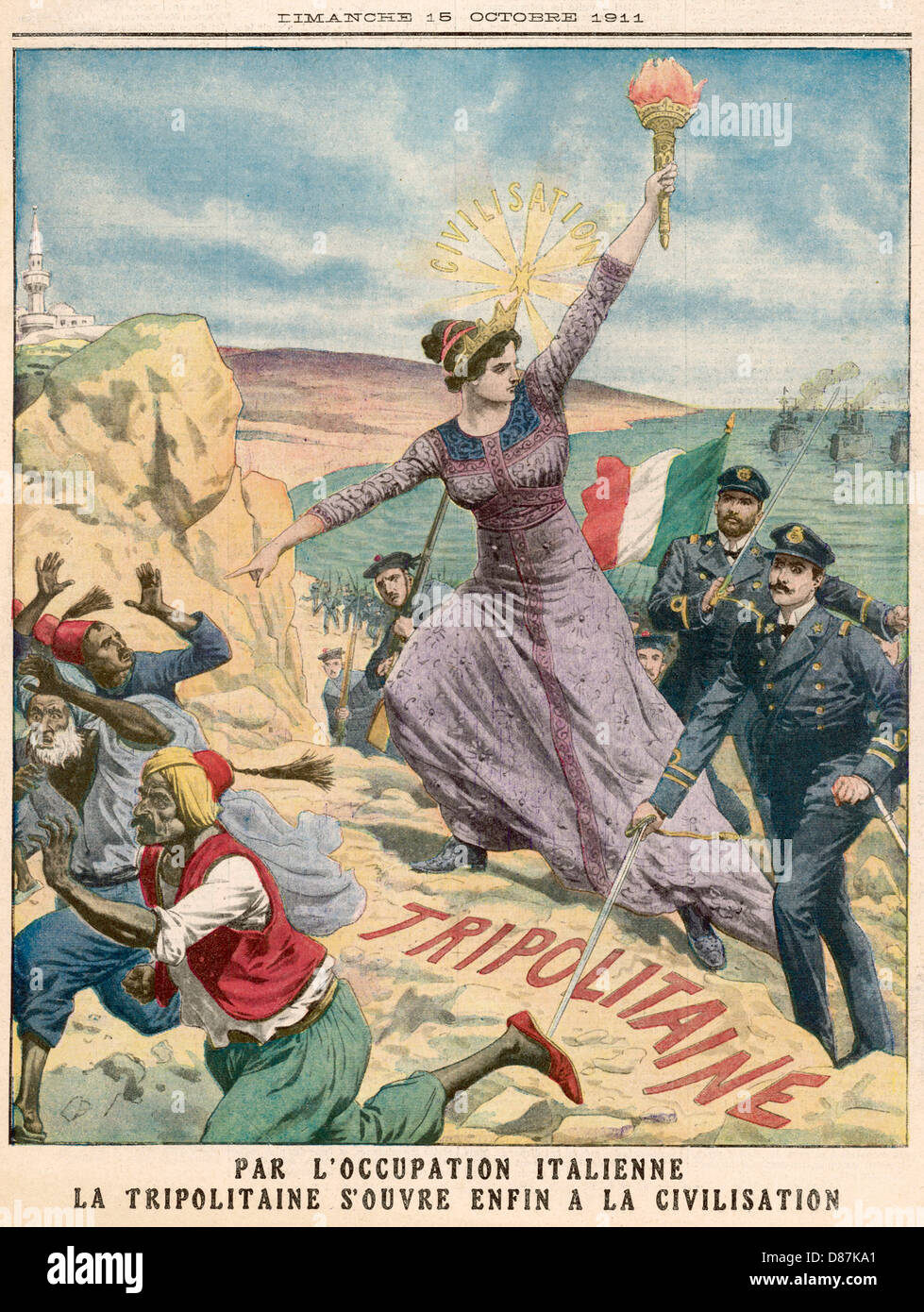 ITALIANS IN TRIPOLITANIA Stock Photo - Alamy