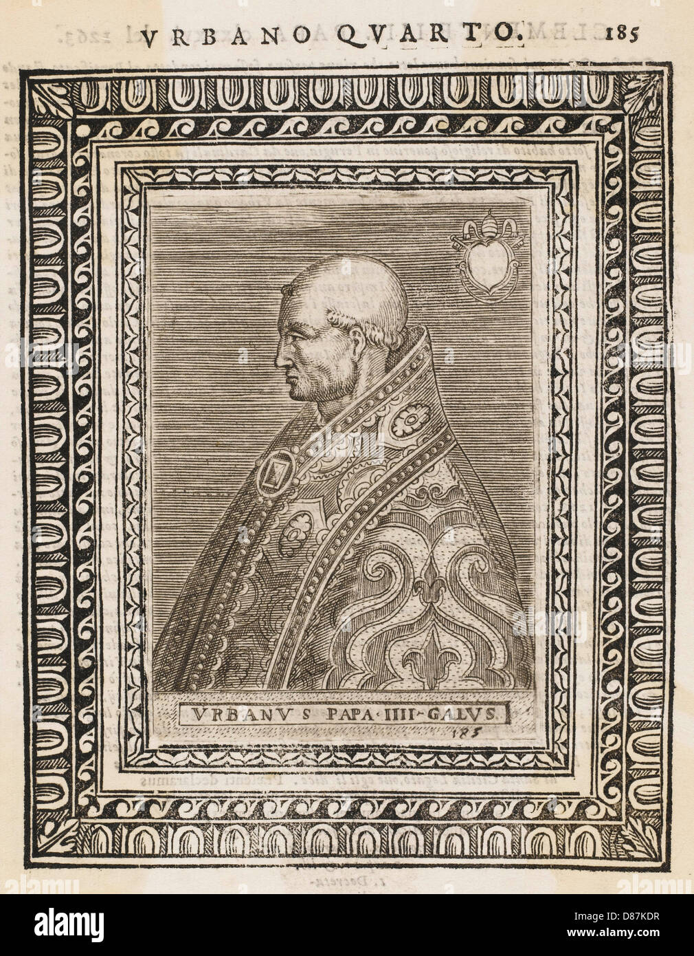 POPE URBANUS IV Stock Photo