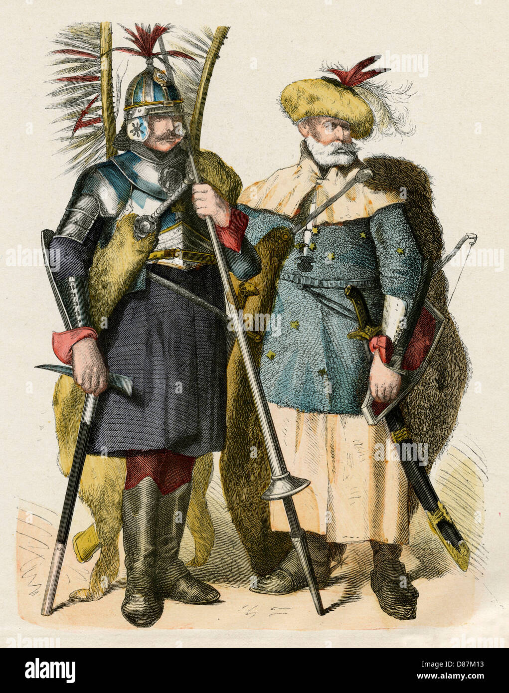 POLISH SOLDIERS Stock Photo