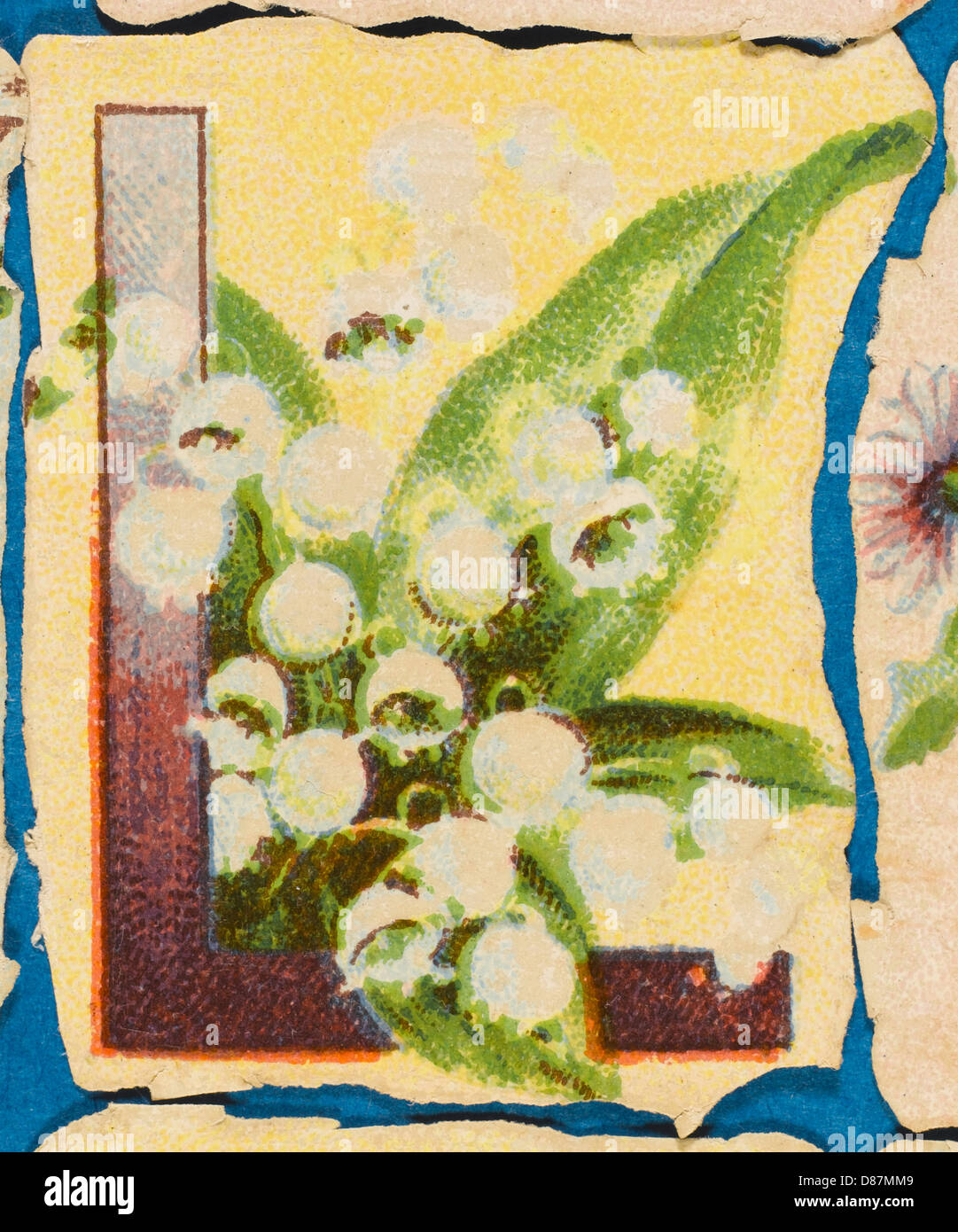 Decorative Flower Alphabet - L Stock Photo
