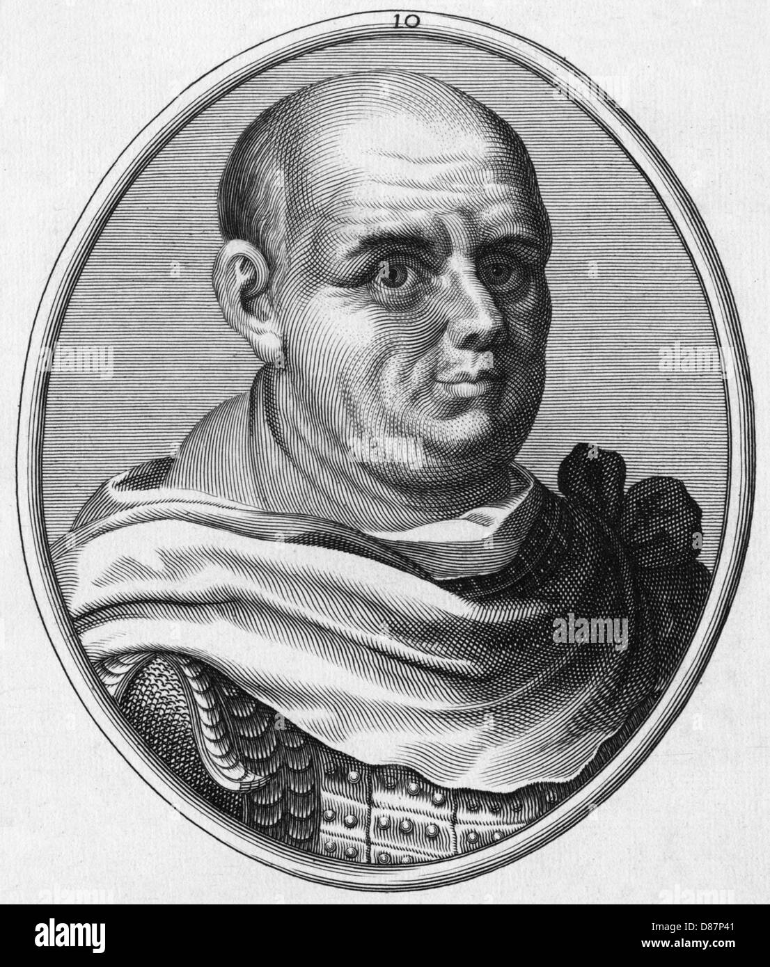 Emperor Vespasian Stock Photo
