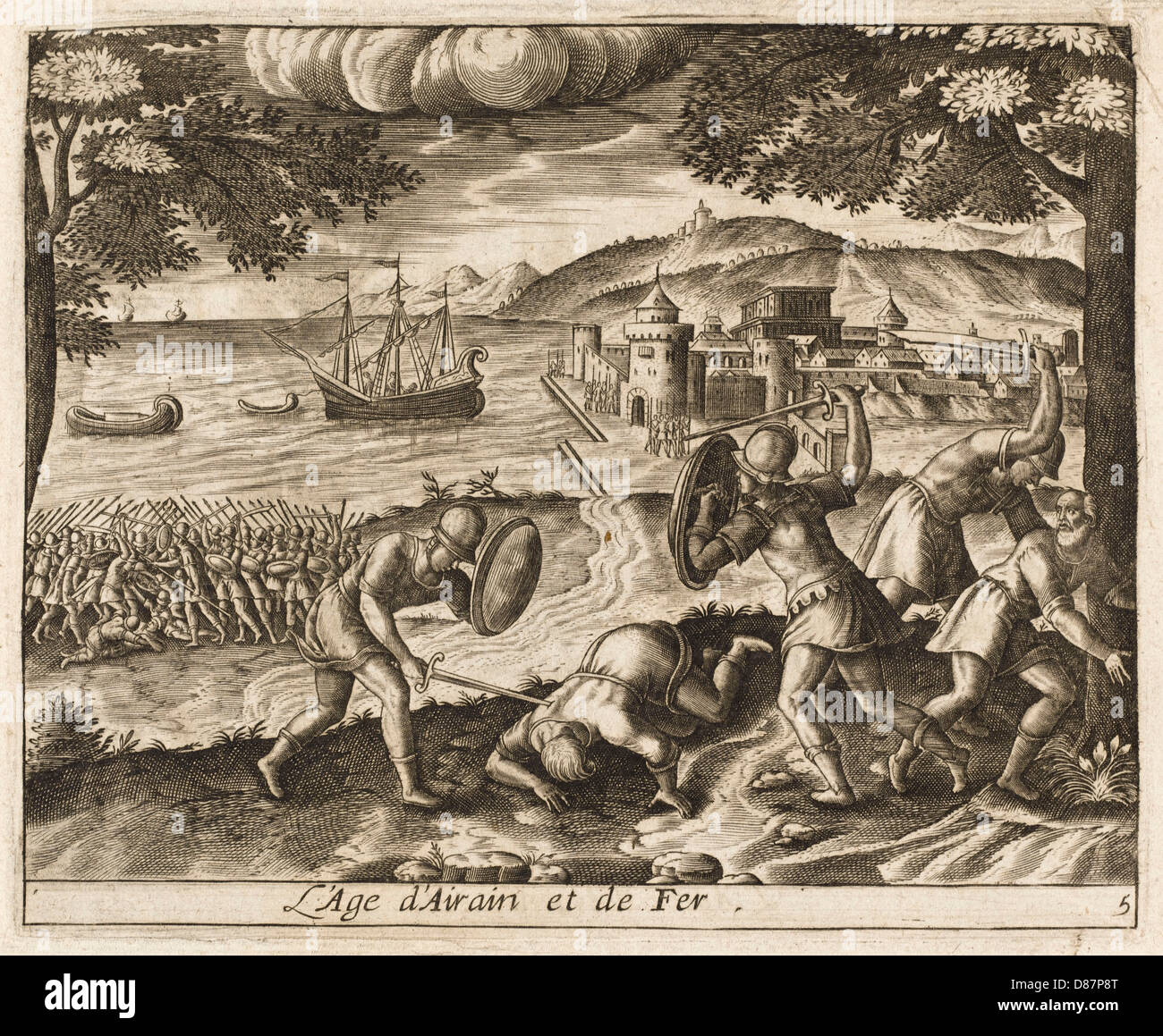 Ages of Bronze Iron Stock Photo Alamy