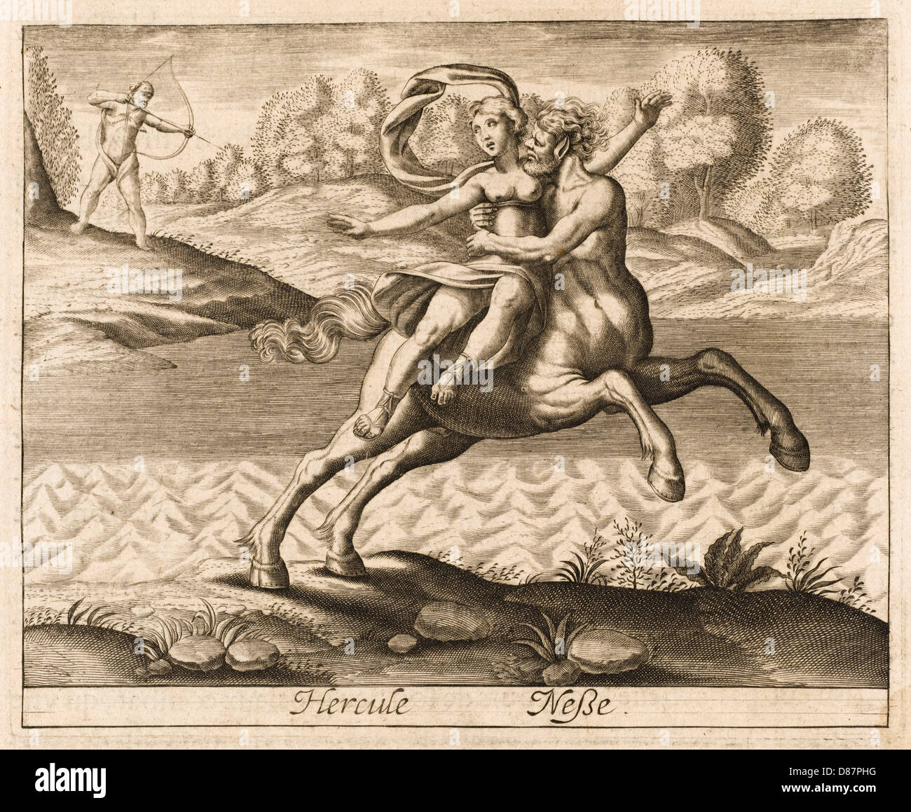 Battista Franco | The abduction of Dejanira held by the