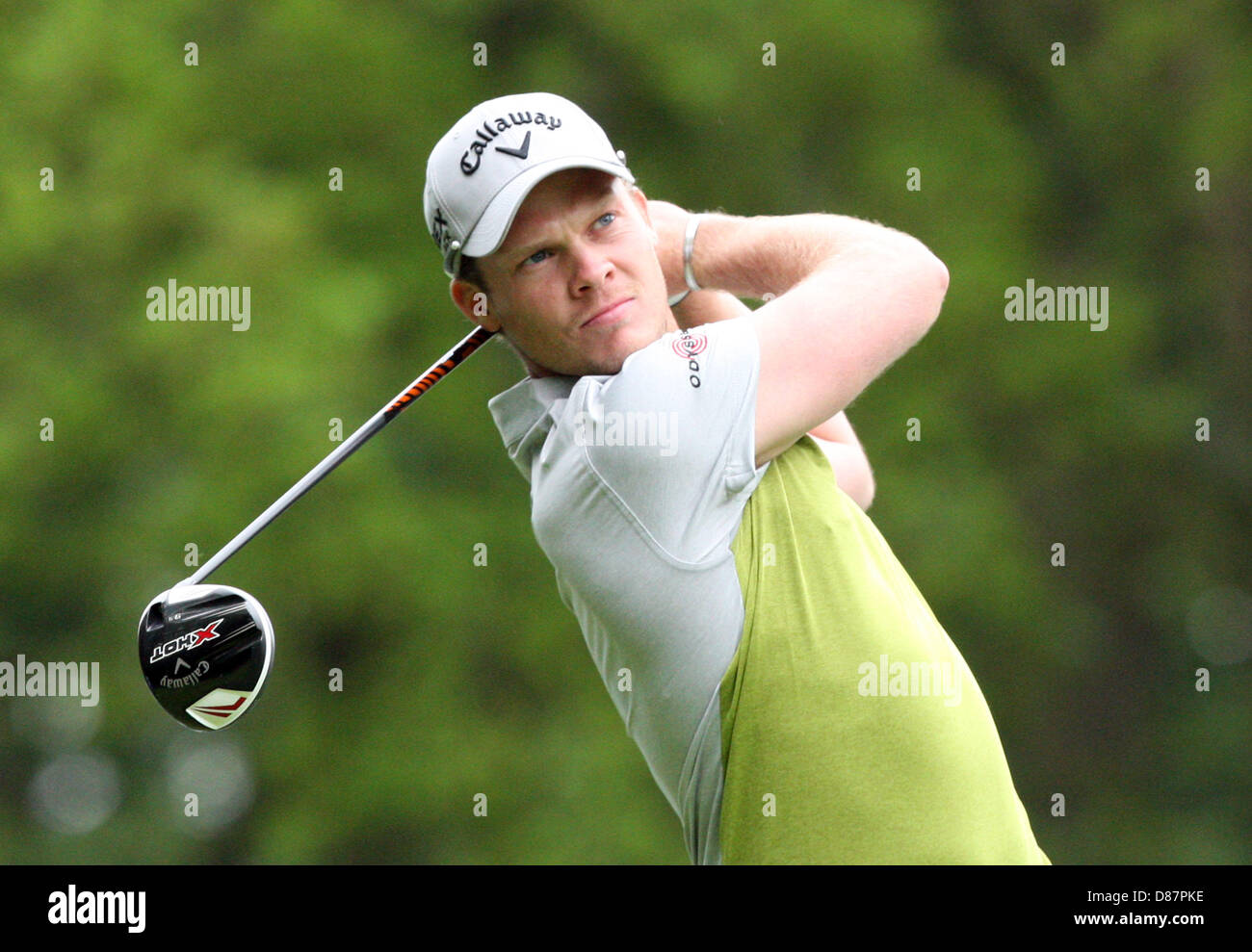 21.05.2013 Wentworth, England. Danny Willett during practice ahead of the BMW PGA Championships. Stock Photo