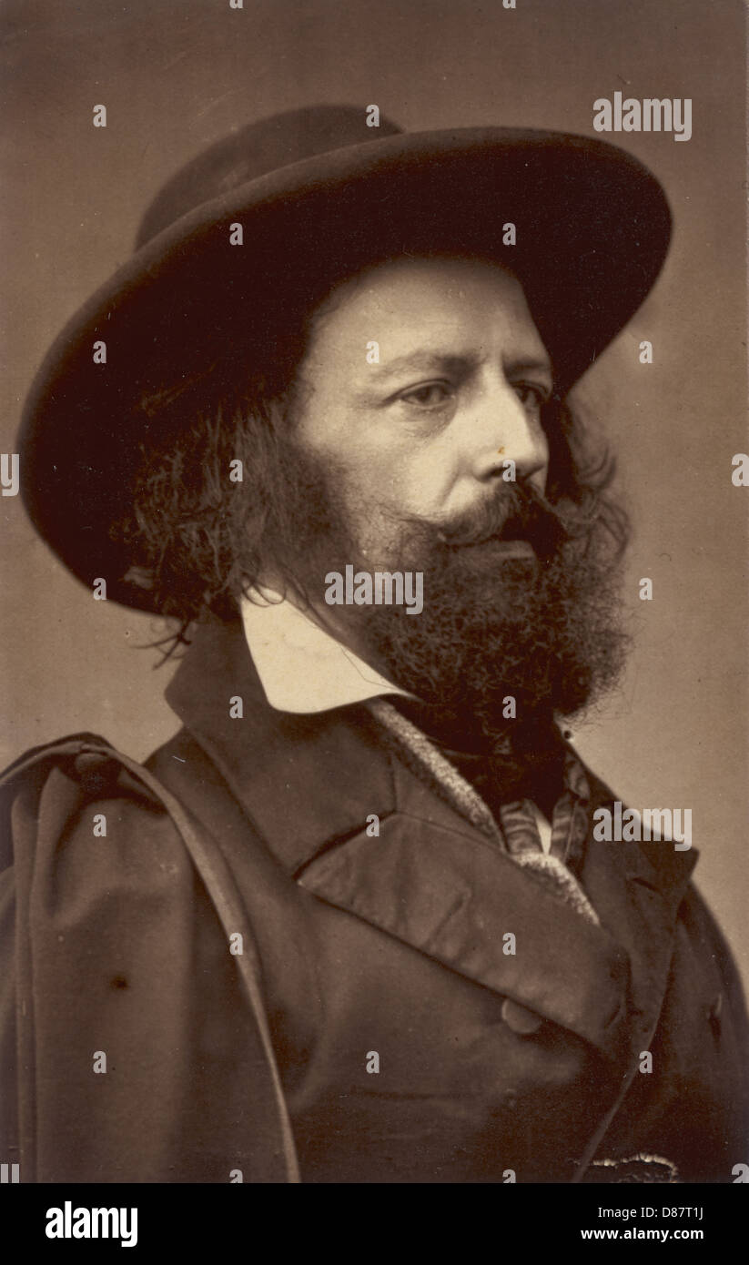 Alfred Tennyson Stock Photo