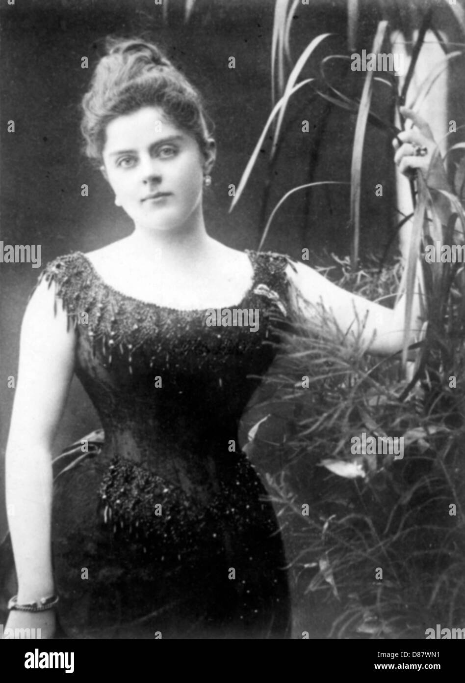 BARONESS MARY VETSERA (1871-1889)  about 1887. She committed suicide with her lover Crown Prince Rudolf of Austria at Marienbad. Stock Photo