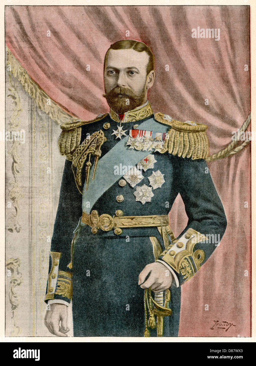 King George V Stock Photo - Alamy