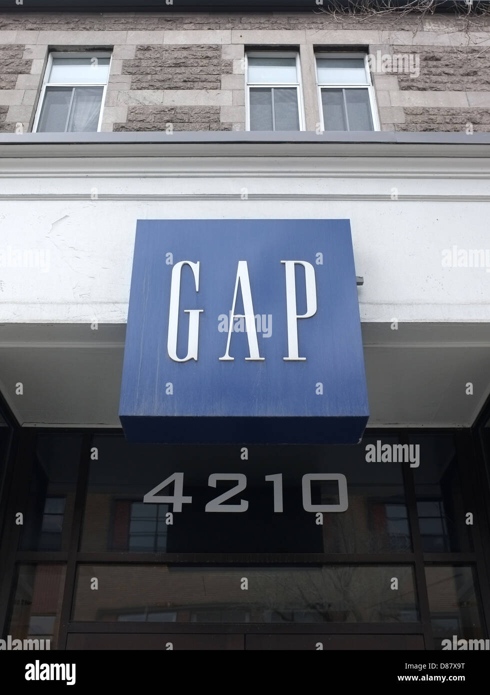 A Gap store located on SaintDenis Street in Montreal, Quebec Stock Photo Alamy