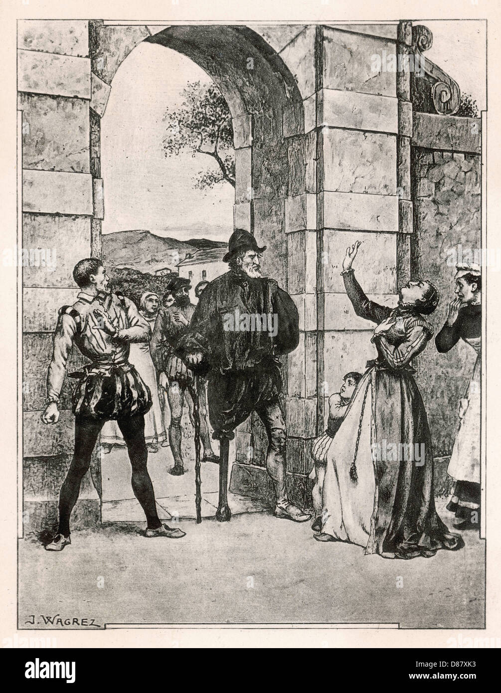 Martin Guerre Returns Stock Photo Alamy