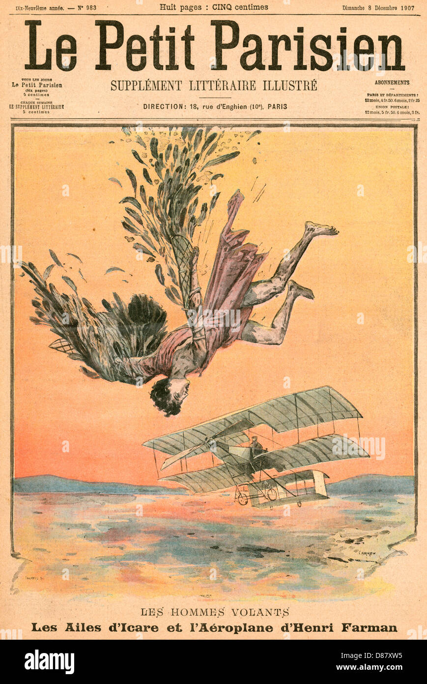 Farman Fall Of Icarus Stock Photo