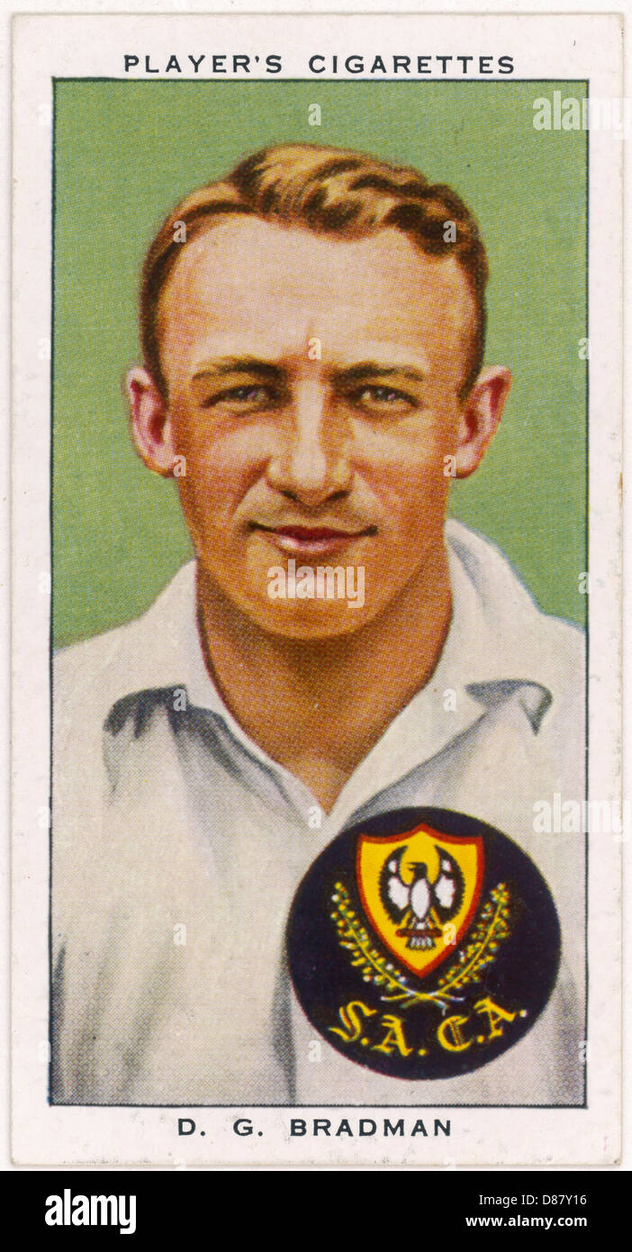 Bradman - Cricketer - 1938 Stock Photo